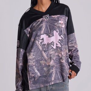 Jaded London Resident Hockey Camo Top